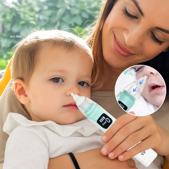 Mouche bébé électrique rechargeable pour dégager les voies nasales en douceur