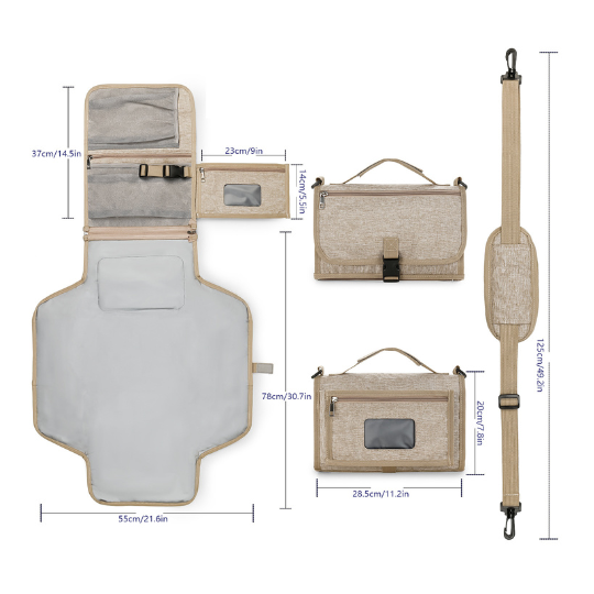 Tapis à langer nomade | Imperméable & Pratique™