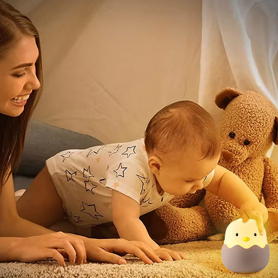 bebe j'adore a toucher la veilleuse enfant forma coquille d'ouf