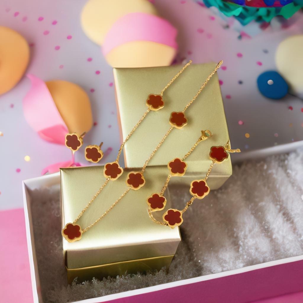 bijoux-acier-inoxydable-Rouge