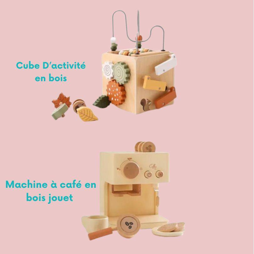 machine à café en bois jouet | Jouet à Espresso™️