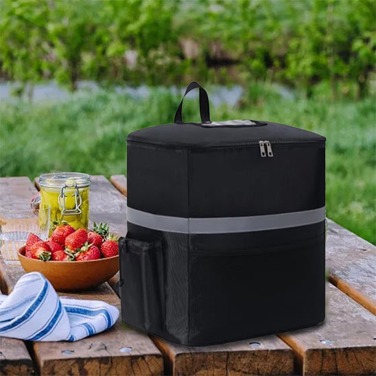 sac isotherme repas fermeture zippée sécurisée