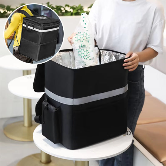 sac isotherme repas fermeture zippée sécurisée