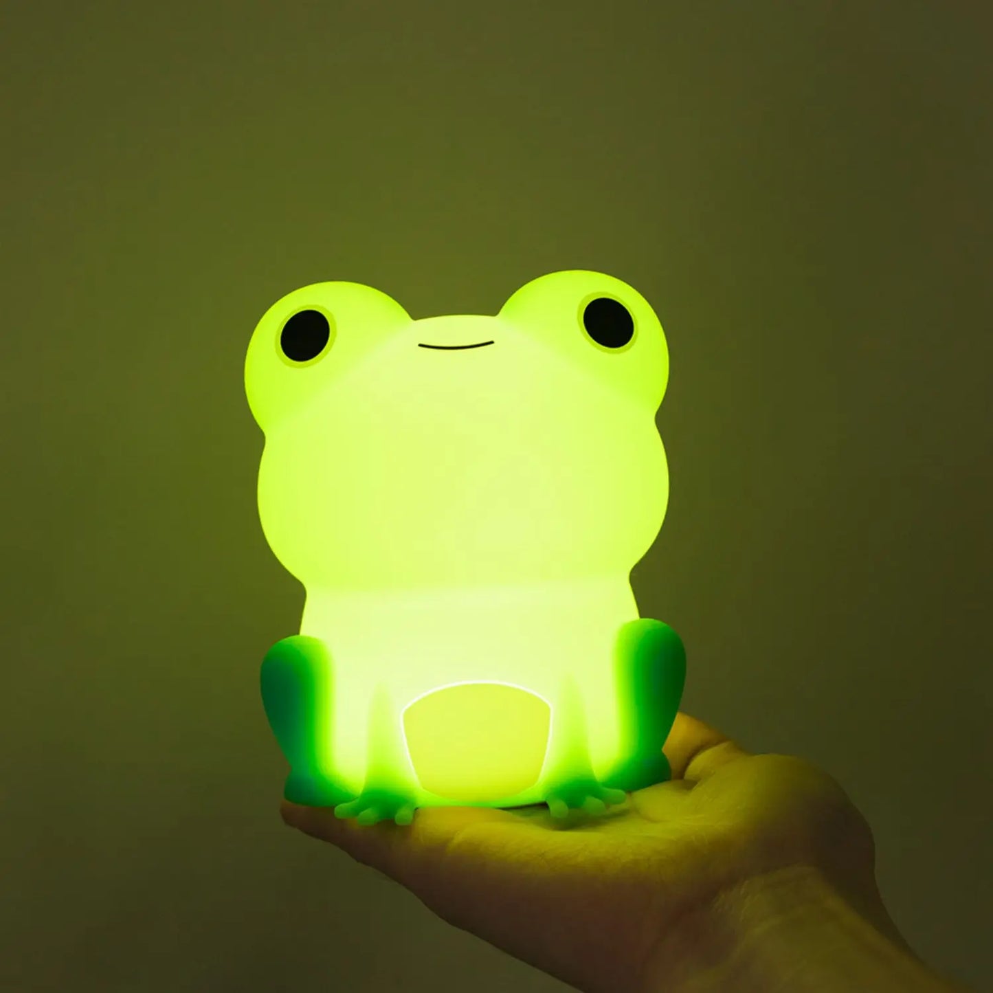 Veilleuse-enfant-grenouille-vert