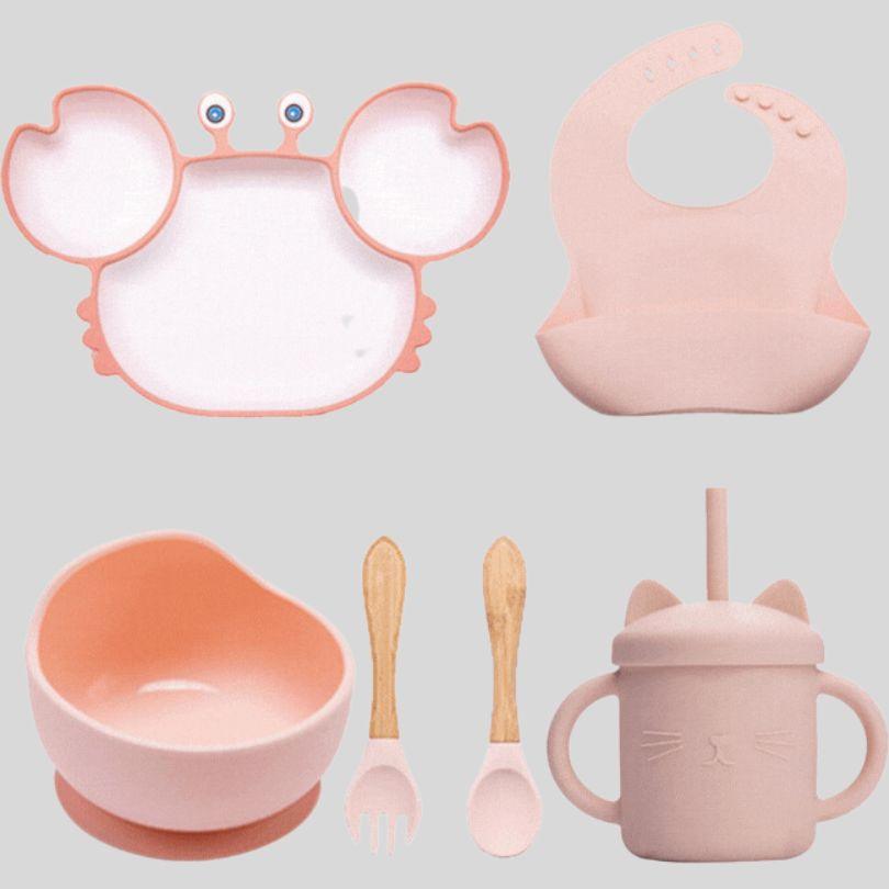 Assiette-bebe-ventouse-Rose