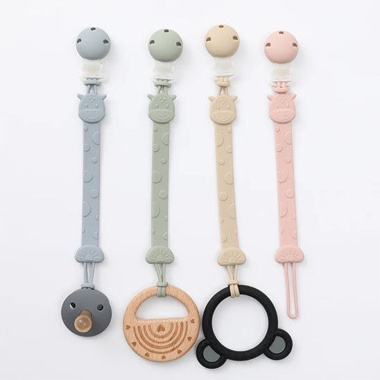 Attache tétine personnalisable bébé tendance, idéale pour cadeau naissance

