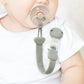  Attache tétine personnalisable en silicone pour bébé, pratique et sécurisée


