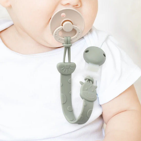  Attache tétine personnalisable en silicone pour bébé, pratique et sécurisée


