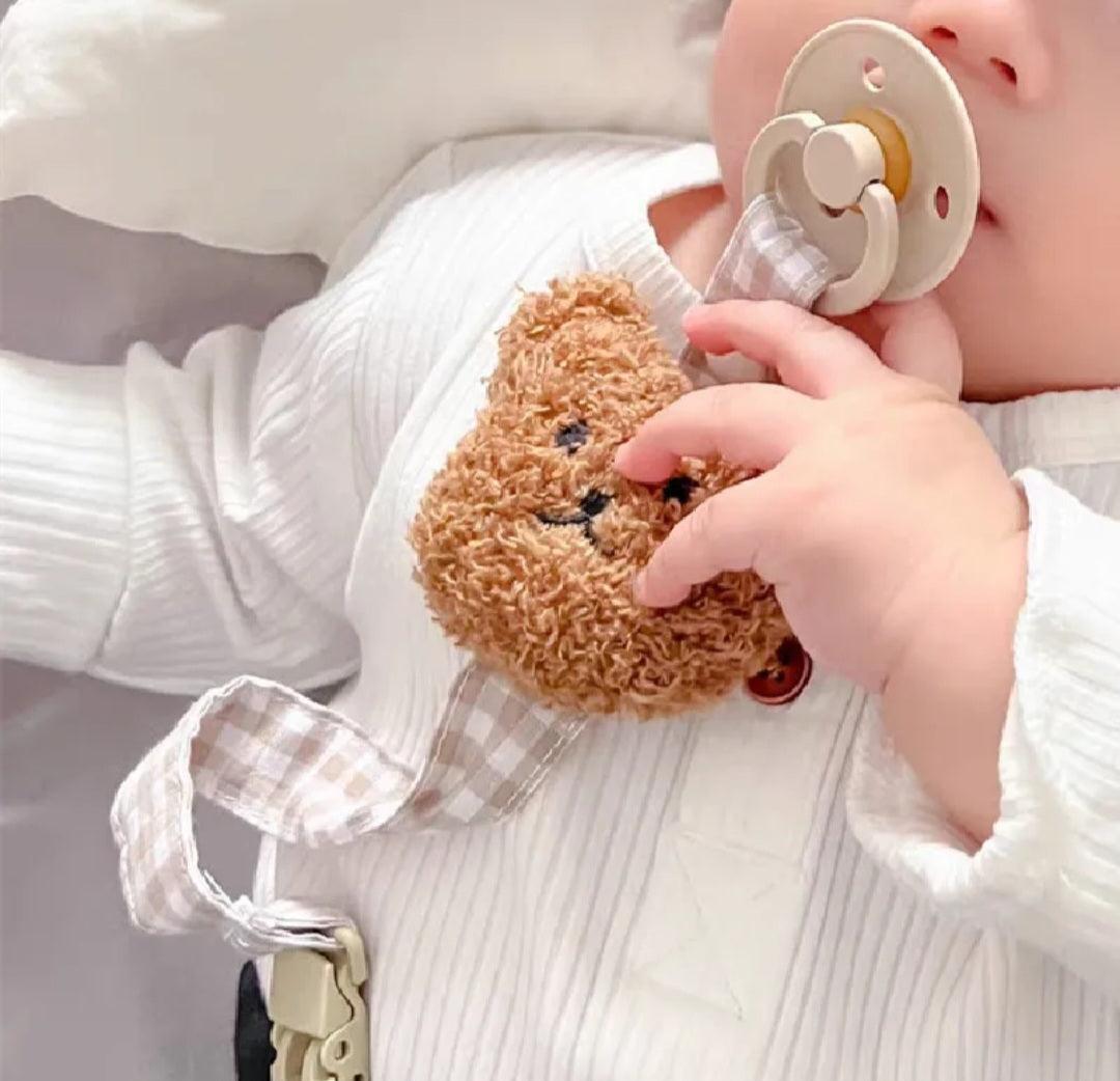 attache tétine personnalisable originale et colorée pour fille et garçon
