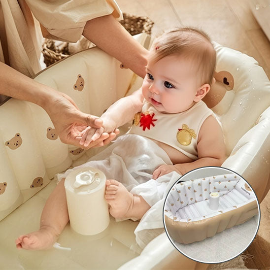 Baignoire bebe antidérapante pour bain confortable à la maison