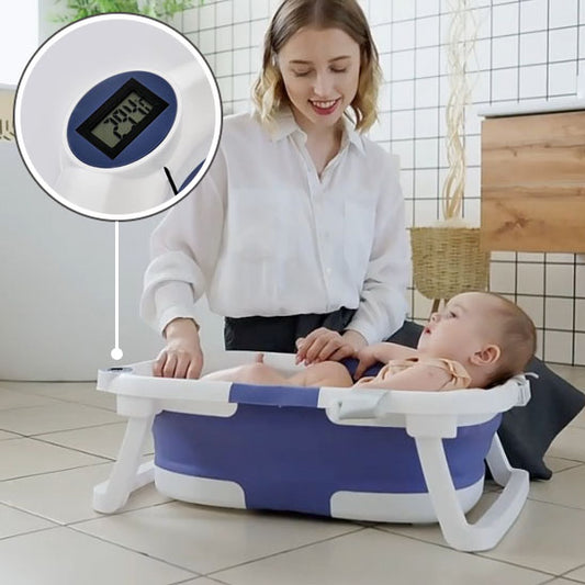 Baignoire bébé avec thermomètre integre