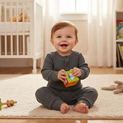 barboteuse bébé hiver en tissu chaud et confortable
