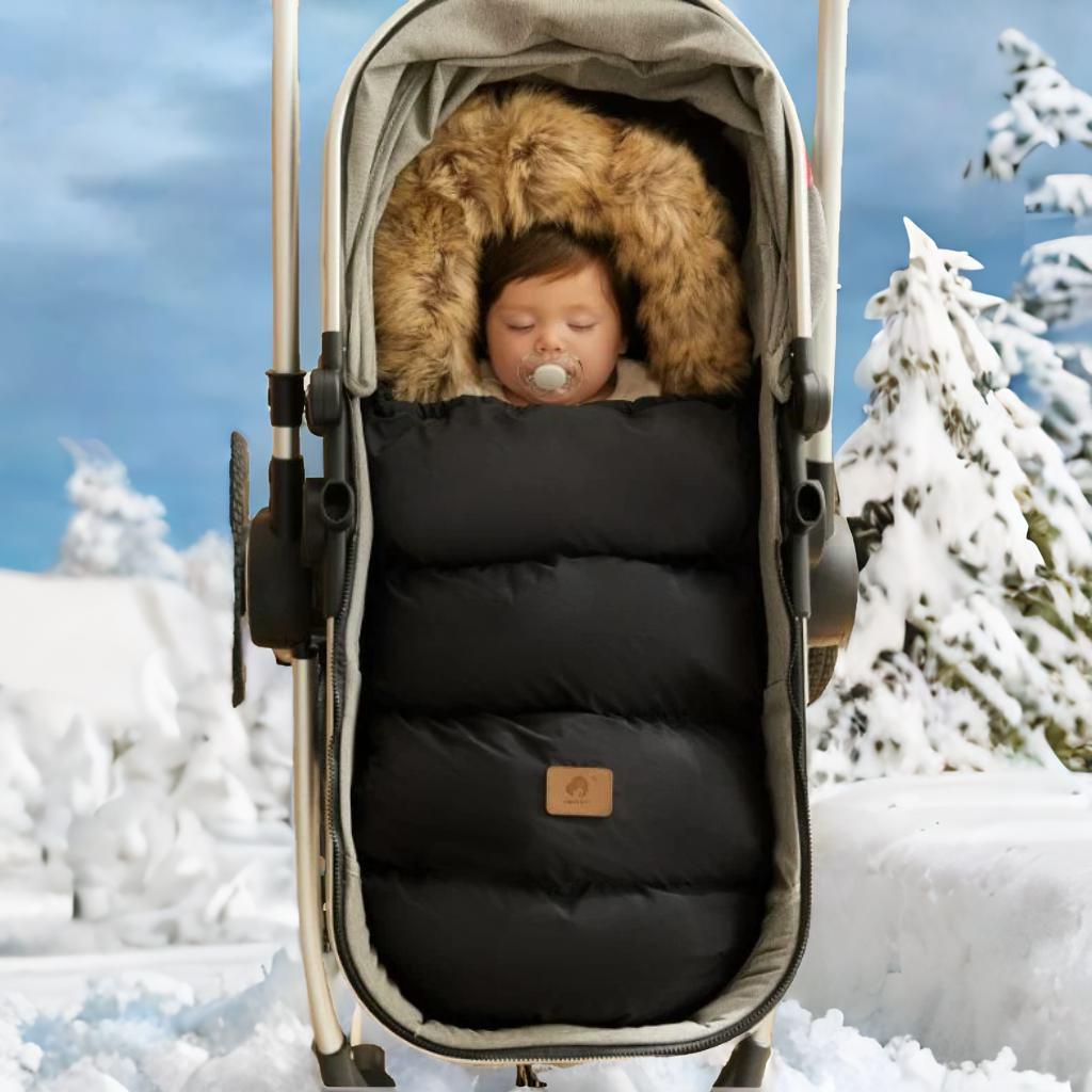 Chancelière Poussette bébé universelle pour poussette, adaptée aux journées froides
