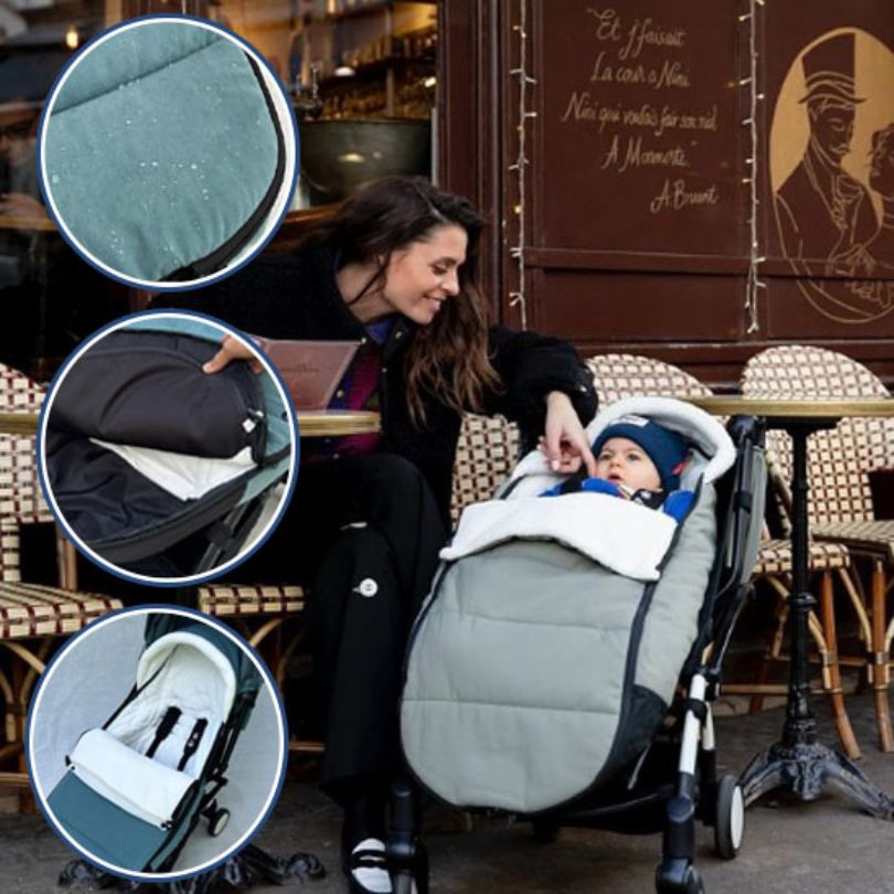  Chancelière poussette universelle chaude, confortable et imperméable
