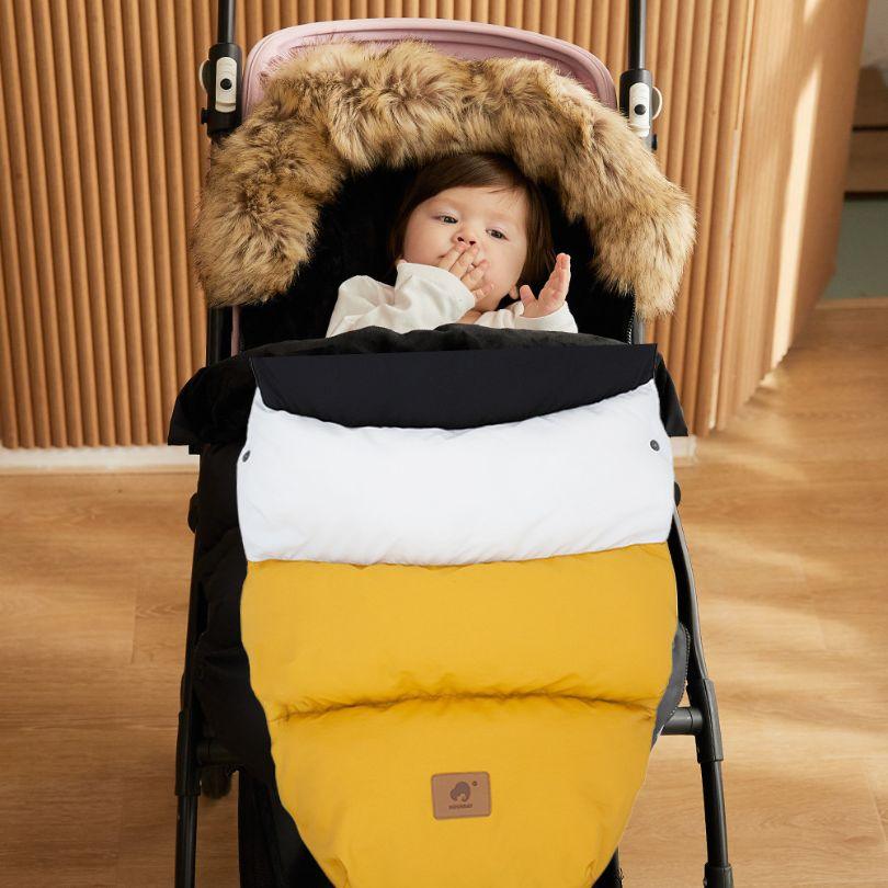 Chancelière poussette universelle pour bébé, chaude et imperméable pour l’hiver

