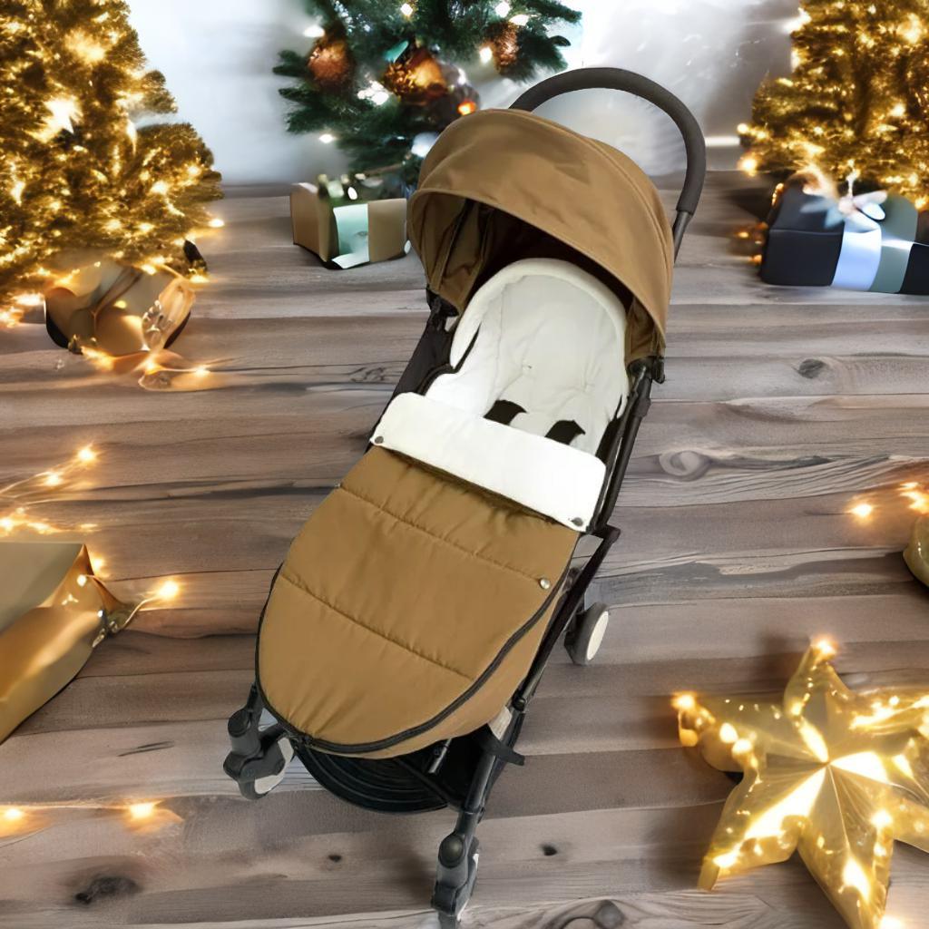 Chanceliere poussette couleur Caramel imperméable