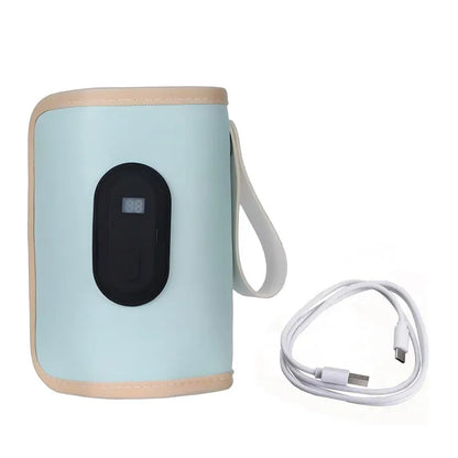 Chauffe biberon couleur bleu