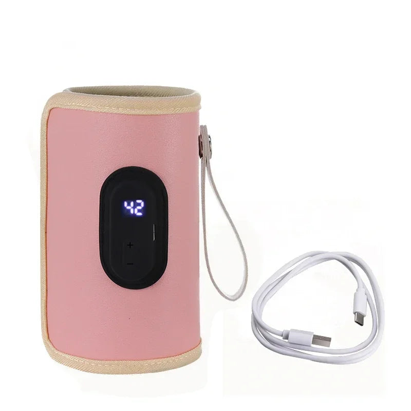 Chauffe biberon couleur rose