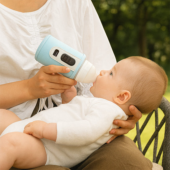 Chauffe biberon électrique pratique et sécurisé pour nourrir bébé
