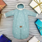Combinaison bebe Triangle vert