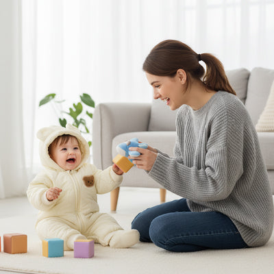 Combinaison bebe chaude et douce, idéale pour l’hiver et les sorties en poussette