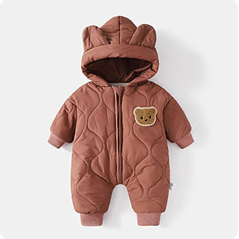 Combinaison bebe couleur caffe