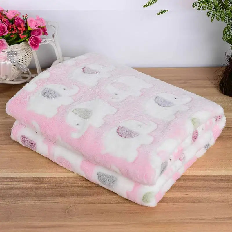 Couverture bébé couleur rose