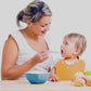 Cuillère- bébé-avec-maman