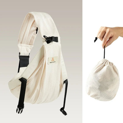 Echarpe de portage couleur biege