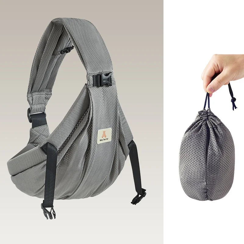 Echarpe de portage couleur gris