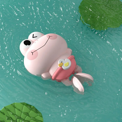 Jouet de bain couleur rose grenouilles 