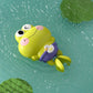 Jouet de bain couleur vert clair grenouilles