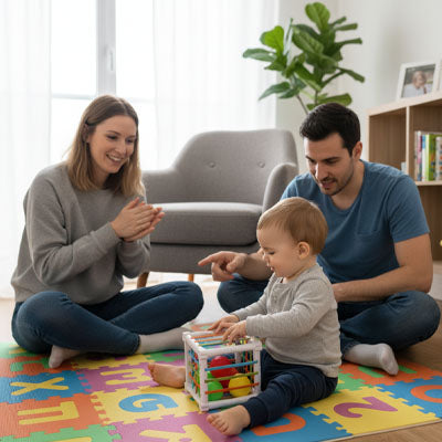 jouet eveil bebe 0-18 mois, activité sensorielle et motricité fine
