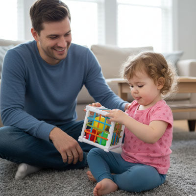 jouet eveil bebe sensoriel, idéal pour l’apprentissage et l’éveil

