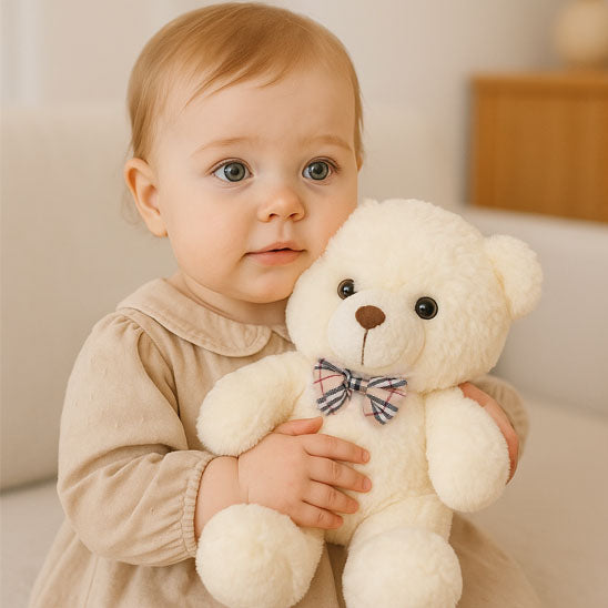 Ours en peluche mignon – jouet tendre pour bébé fille ou garçon
