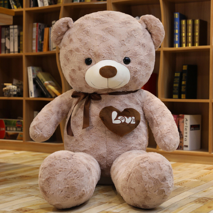 Ours en peluche rose