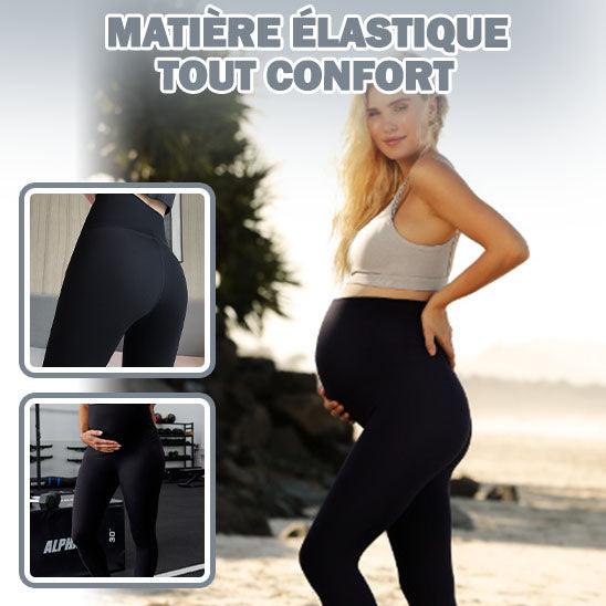 Pantalon grossesse ajustable avec ceinture élastique
