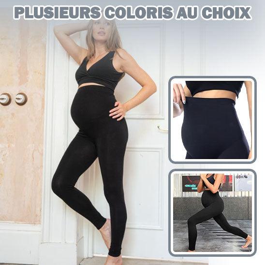 Pantalon grossesse confortable en coton pour femme enceinte
