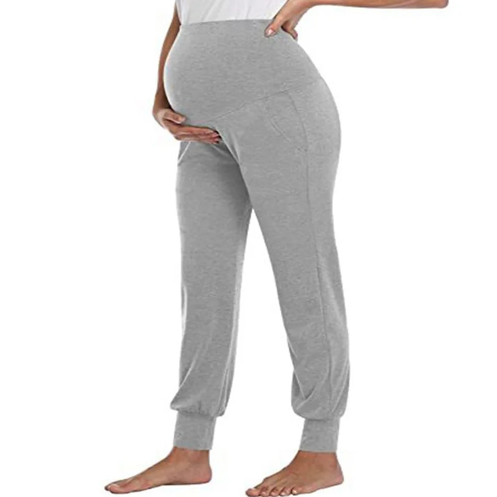 Pantalon grossesse couleur gris