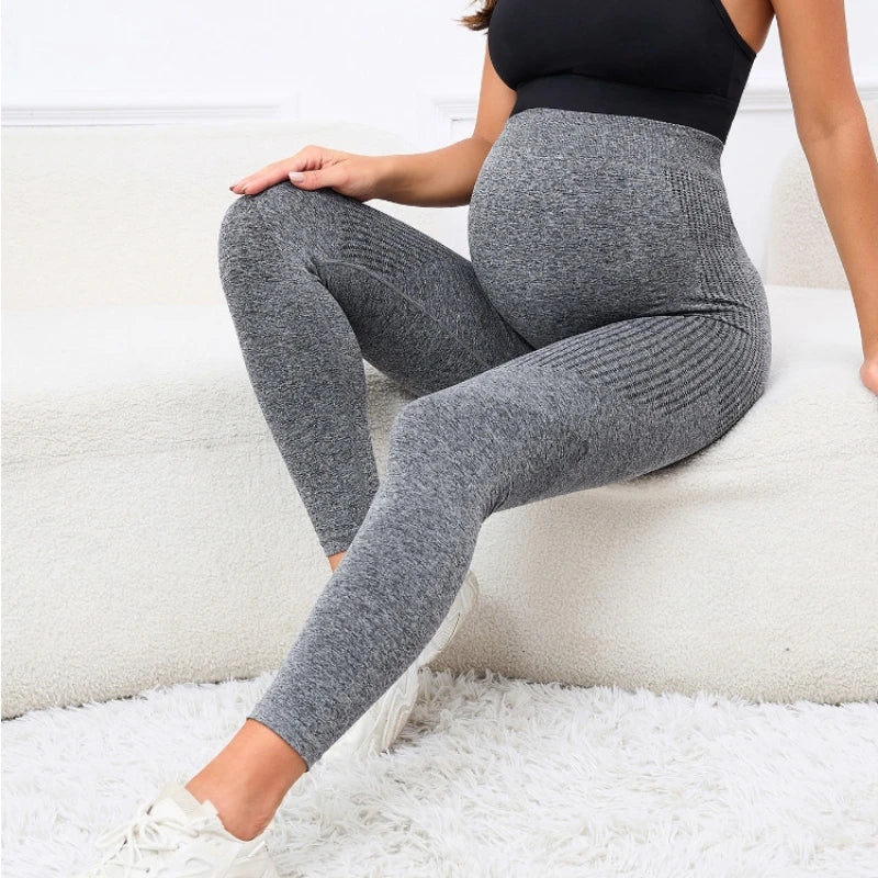 Pantalon grossesse couleur gris