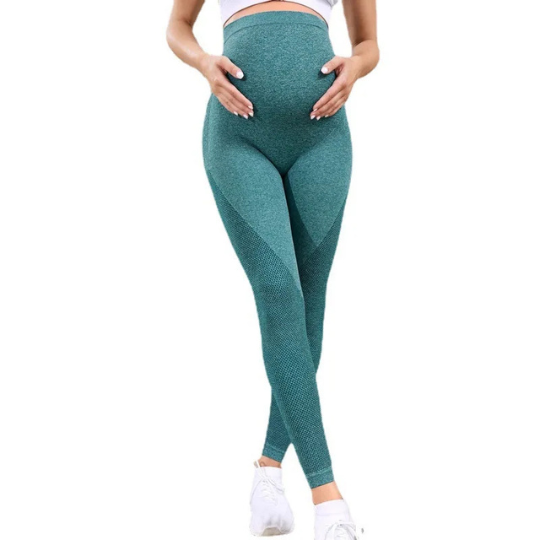 Pantalon grossesse vert