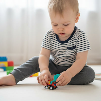 Petite voiture jouet pour enfant, jouet ergonomique facile à saisir, parfait pour les jeux imaginatifs et le développement moteur
