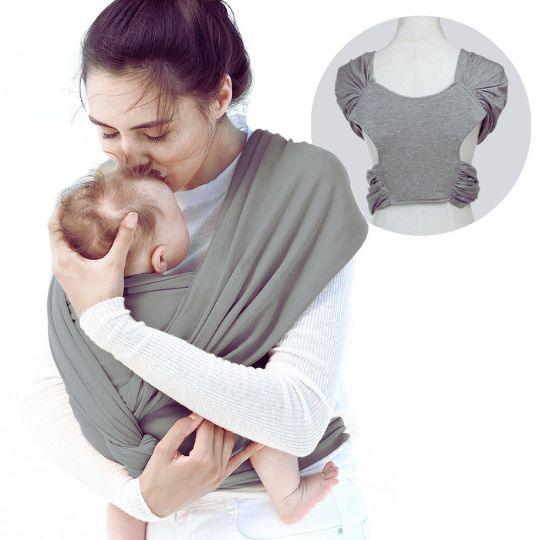 Porte-bebe-gris