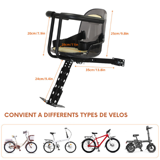 Porte bebe velo | Securise™