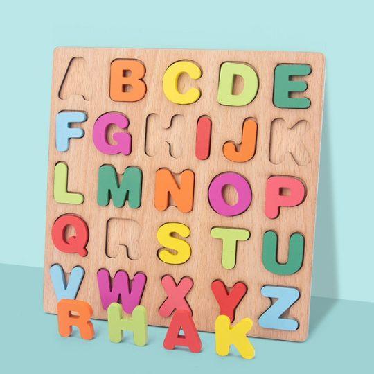 Puzzle -en -Bois-alphabet