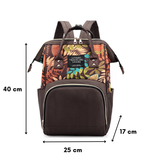 Sac à dos à langer  | Élégance Pratique™