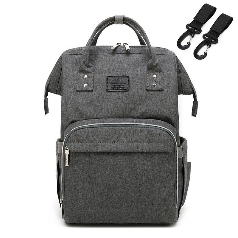 Sac-à-langer-à-dos-gris-fonce