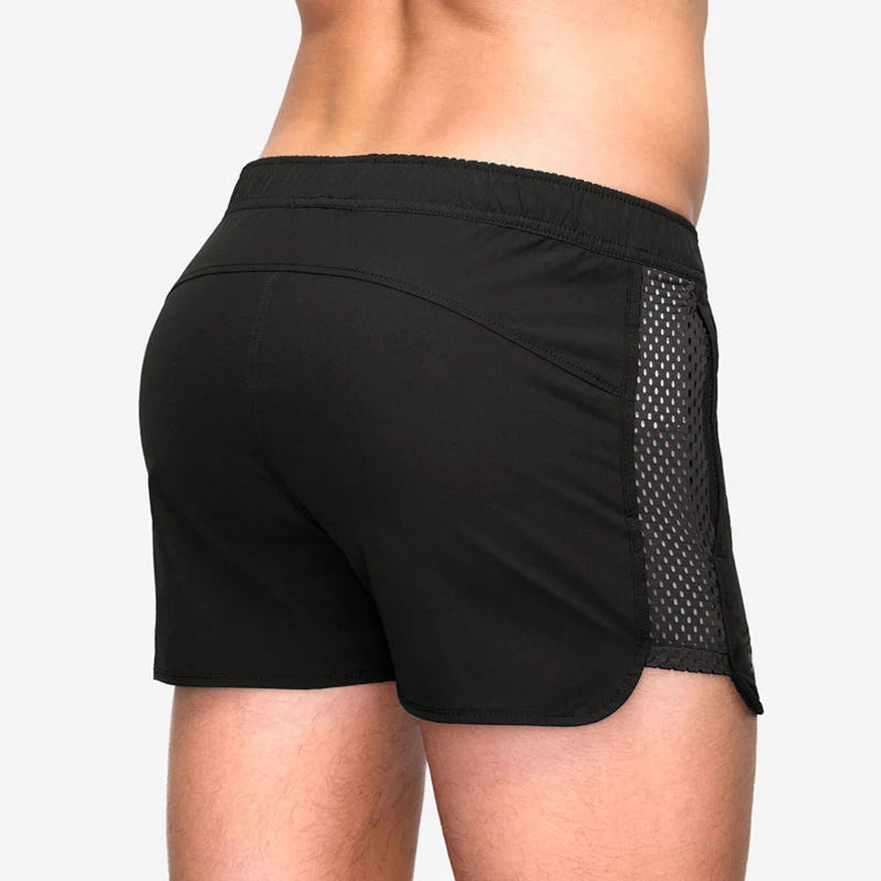 Short-de-sport-couleur-noir