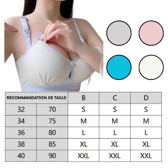 Soutien gorge d'allaitement | Confort Discret™