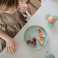 assiette bebe repas saine tranquillement